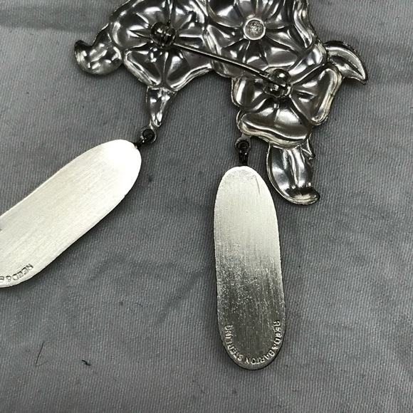 Vintage 1950's Sterling Reed & Barton Ballet Shoes Brooch Pin and Earrings Set - Picture 7 of 12